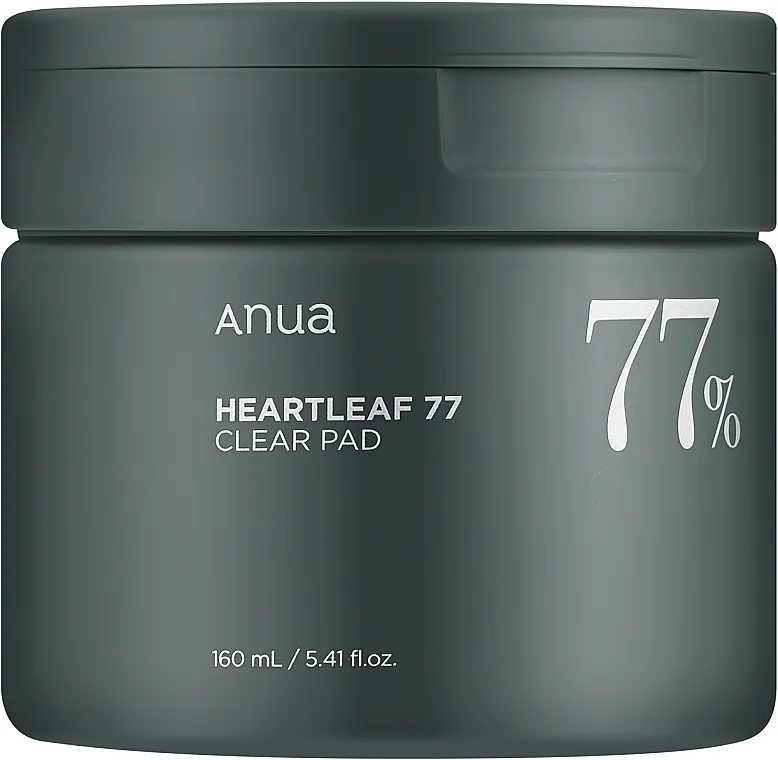 Anua Heartleaf 77% Clear Pad Utešne tonirajuće blazinice za lice