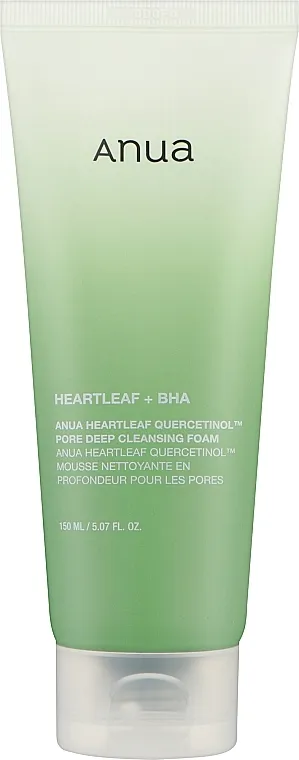Anua Heartleaf Quercetinol, Pore Deep Cleansing Foam Dubinska čisteća pena za lice
