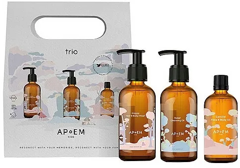 APoEM Kids (b/wash/60ml + cl/oil/60 ml + b/oil/60ml) Set