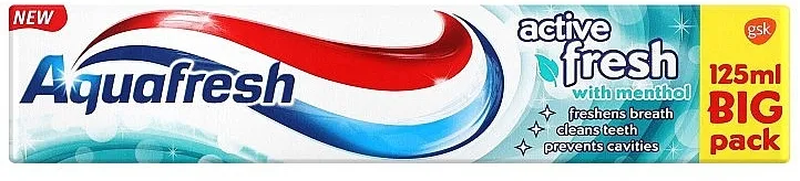 Aquafresh Activ Fresh with Mentol Pasta za zube "Naboj svježine"