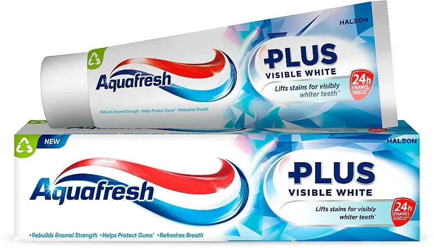 Aquafresh Plus Visible White Pasta za zube "Vidljivi efekat"
