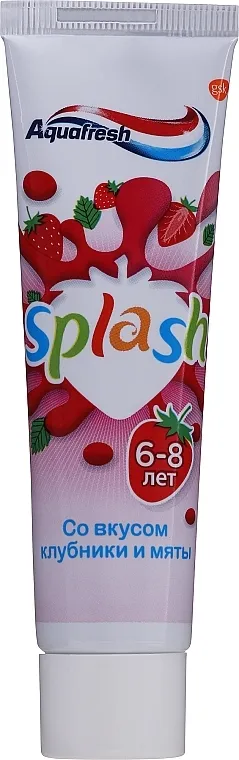Aquafresh Splash Pasta za zube za decu sa ukusom jagode i mente