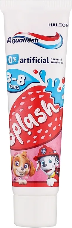 Aquafresh Splash Toothpaste Strawberry Pasta za zube za decu 3-8 godina, od jagode