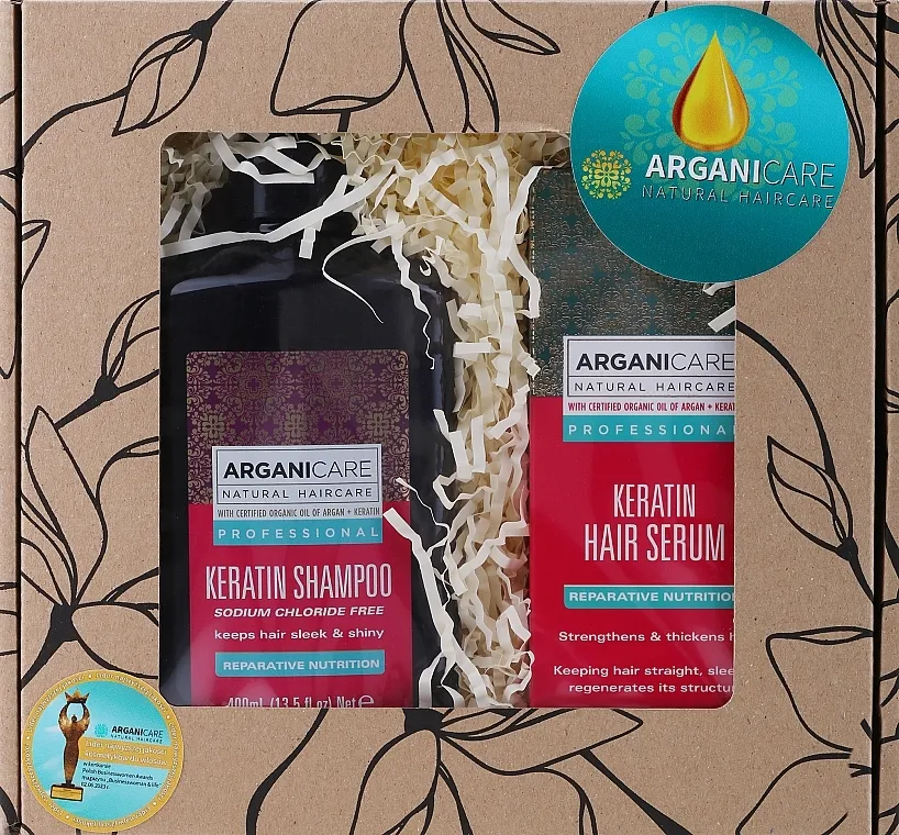 Arganicare Keratin (shm/400ml + h/ser/100ml) Set