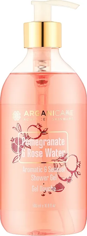 Arganicare Pomegranate &amp; Rose Water Aromatic &amp; Sensual Shower Gel Gel za tuširanje