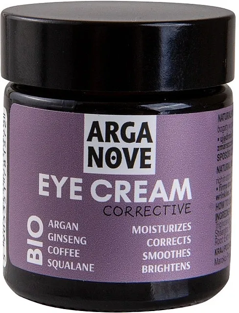 Arganove Eye Cream Corrective Hidratantna i korektivna krema za područje oko očiju s arganovim uljem i ginsengom