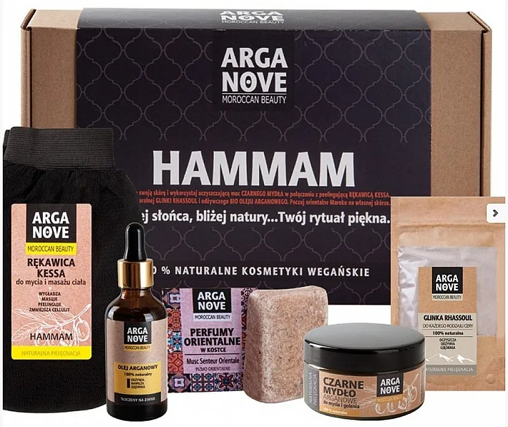Arganove Moroccan Beauty Hammam Set od 5 predmeta