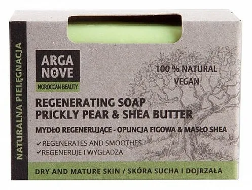 Arganove Prickly Pear &amp; Shea Butter Regenerating Soap Prirodni sapun sa shea maslacem i opuncijom