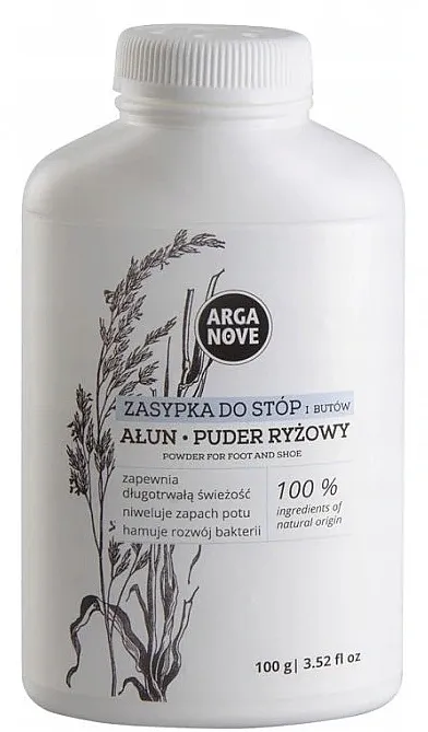 Arganove Rižin prah za stopala i cipele sa stipsom