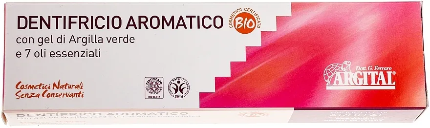 Argital Aromatic Toothpaste Pasta za zube s okusom sedam eteričnih ulja