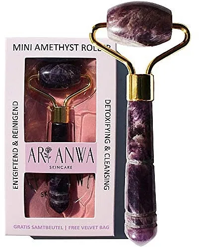 ARI ANWA Skincare Mini Amethyst Roller Valjak s ametistom za masažu lica