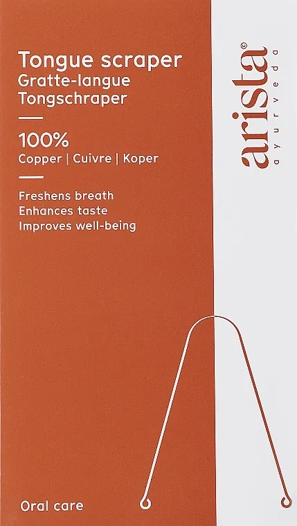 Arista Ayurveda Copper Tongue Scraper Strugač za jezik