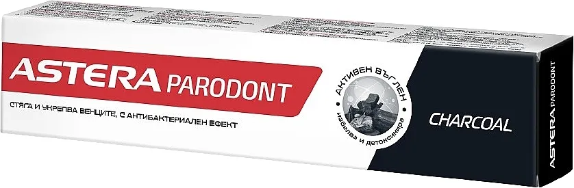 Astera Parodont Active Charcoal Pasta za zube sa aktivnim ugljem
