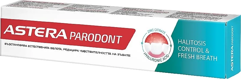Astera Parodont Active Halitosis Control &amp; Fresh Breath Toothpaste Pasta za zube