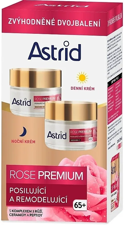 Astrid Rose Premium 65+ (d/cr/50ml + n/cr/50ml) Set