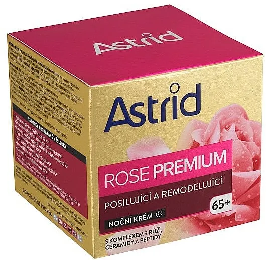 Astrid Rose Premium 65+ Noćna krema za lice