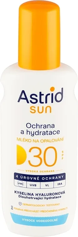 Astrid Sunscreen Lotion Spray SPF 30 Hidratantno mleko za sunčanje u spreju