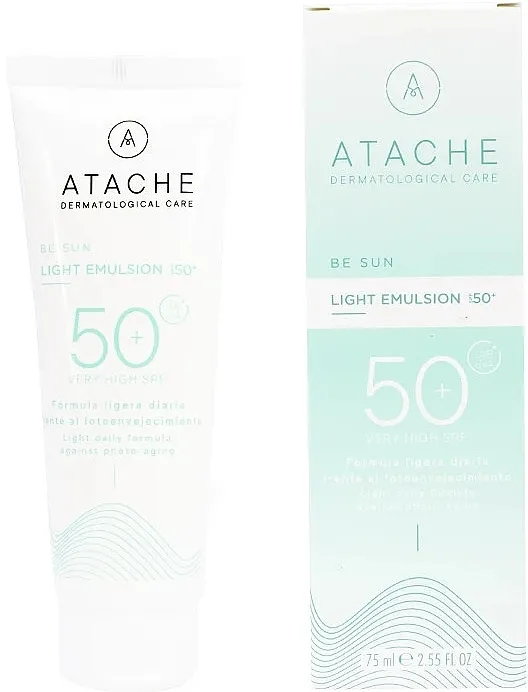 Atache Be Sun Light Emulsion Spf 50+ Lagana krema za sunčanje za lice