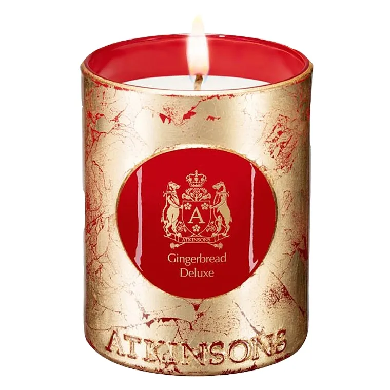 Atkinsons Tea Party Gingerbread Deluxe Scented Candle Mirisna sveća
