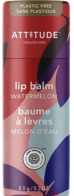 Attitude Leaves Bar Watermelon Lip Balm Balzam za usne Lubenica
