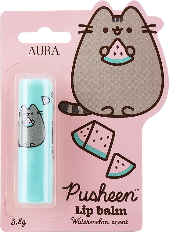 Aura Cosmetics Pusheen Lip Balm Watermelon Acent Balzam za usne sa ukusom lubenice