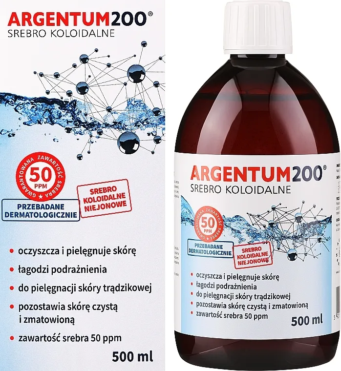 Aura Herbals Argentum200 Colloidal Silver 50 ppm Tonik za lice sa koloidnim srebrom 50 ppm