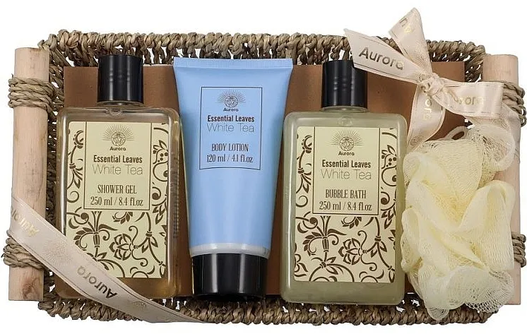 Aurora Essential Leaves White Tea Set, 5 proizvoda