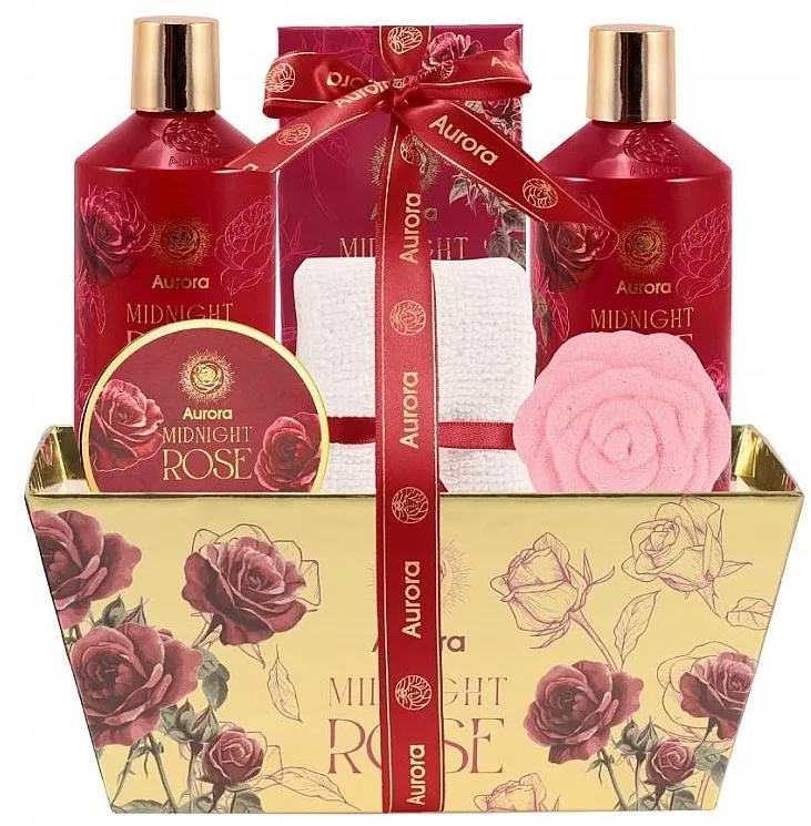 Aurora Midnight Rose Gift Set Set, 6 proizvoda