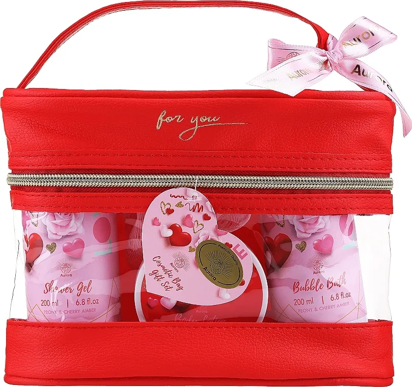 Aurora Peony &amp; Cherry Amber Gift Set Set, 5 proizvoda