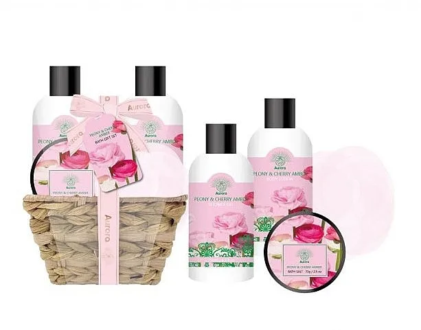 Aurora Peony &amp; Cherry Amber Set Set, 5 proizvoda
