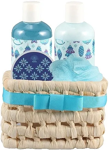 Aurora White Tea (sh/gel/250ml + b/lotion/250ml + bath/salt/70g + washcloth) Set