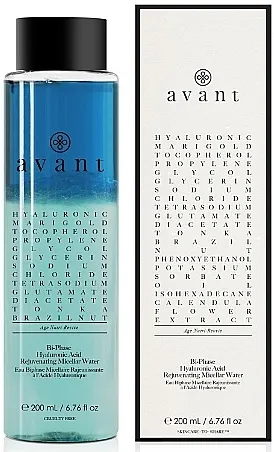 Avant Bi-Phase Hyaluronic Acid Rejuvenating Micellar Water Dvofazna podmlađujuća micelarna voda sa hijaluronskom kiselinom