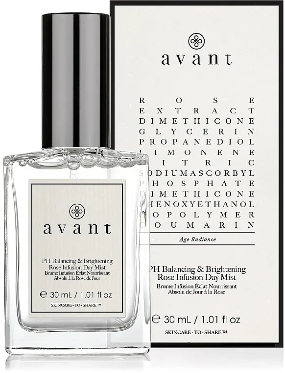 Avant PH Balancing &amp; Brightening Rose Infusion Day Mist Dnevni sprej za balansiranje PH i posvjetljivanje