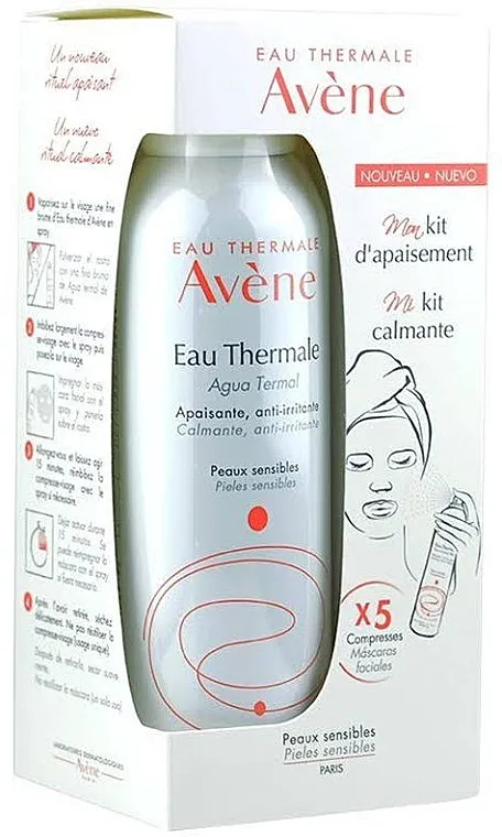 Avene Agua Termal Kit (thermal/water/150ml + mask/5pcs) Set