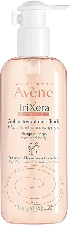 Avene Trixera Nutrition Nutri-Fluid Cleanser Sredstvo za čišćenje lica