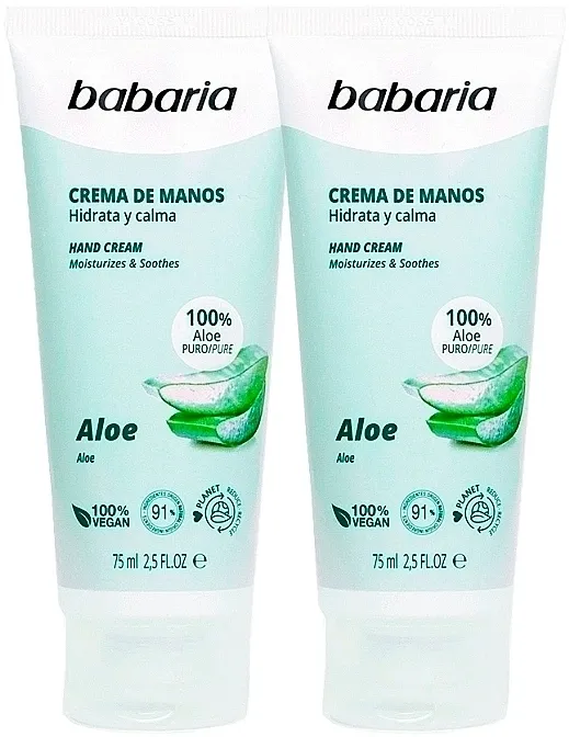 Babaria Aloe Vera Hand Cream Set (h/cr/2x100ml)