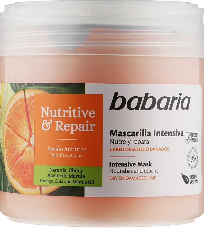 Babaria Intensive Mask Nutritive &amp; Repair Intenzivna maska za kosu "Ishrana i obnova"