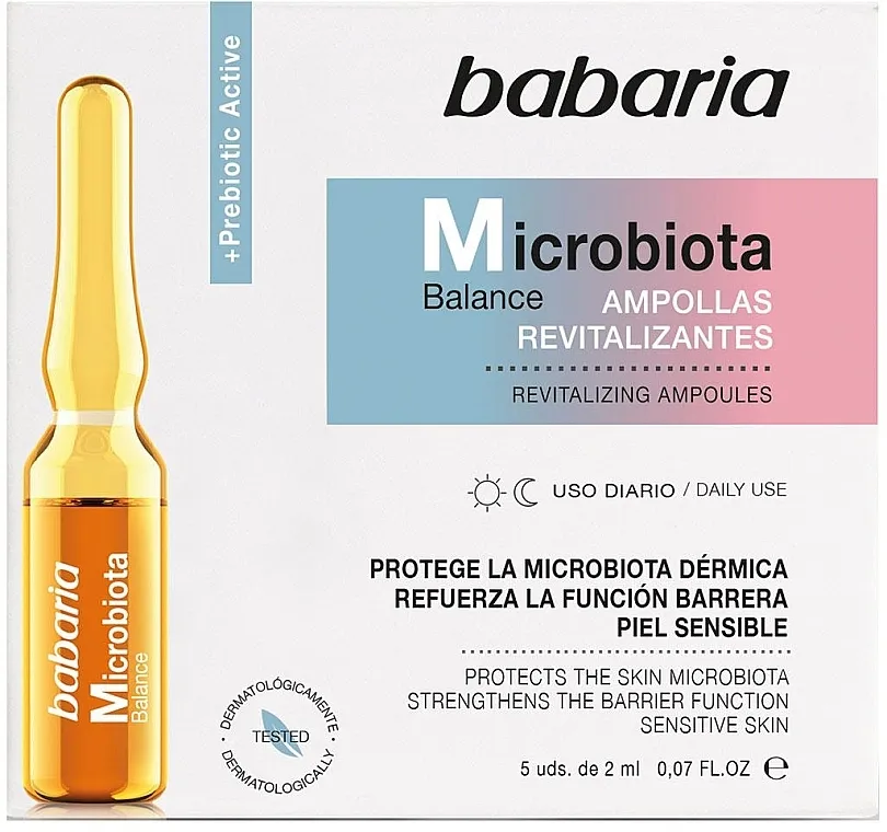 Babaria Microbiota Balance Revitalizing Ampoules Balans ampule za lice