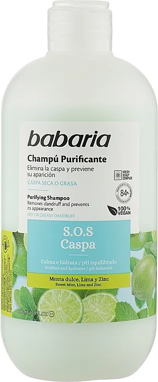 Babaria S.O.S Caspa Shampoo Šampon za kosu protiv peruti