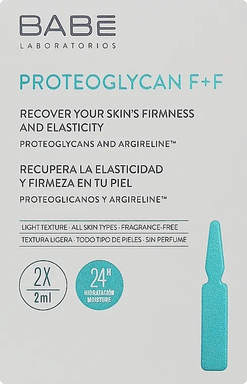 Babe Laboratorios Proteoglycan F+F Travel Size Ampule koncentrat s izraženim anti-age učinkom