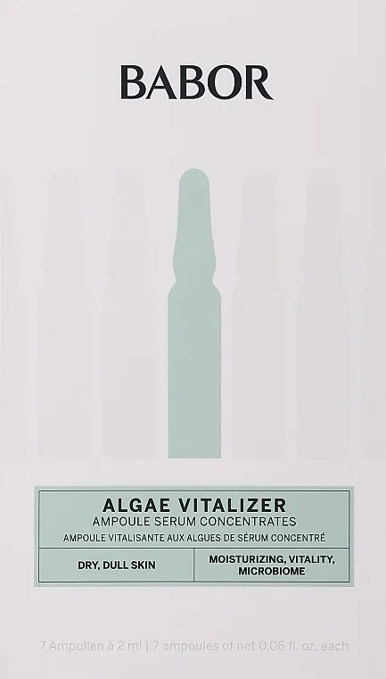 Babor Ampoule Concentrates Algae Vitalizer Ampule za lice od morskih algi