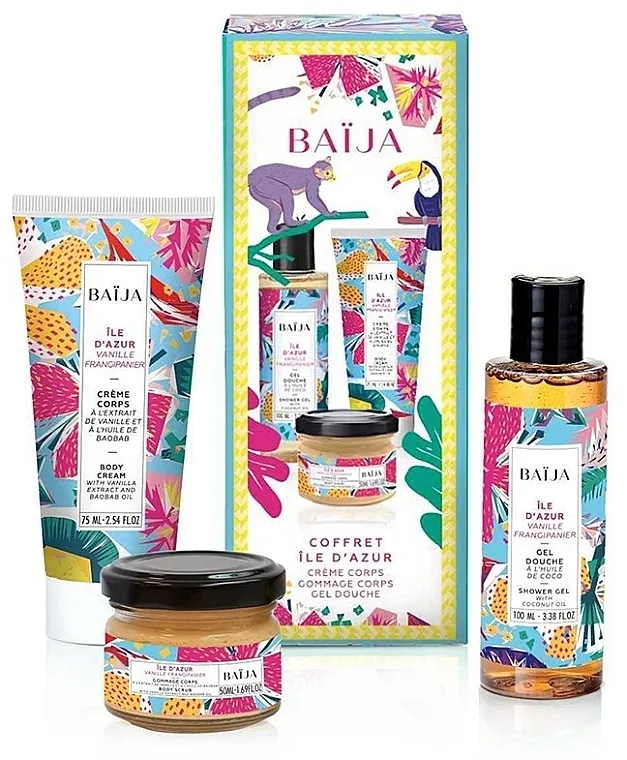 Baija Iles D'Azur (b/cr/75ml + b/scrub/50ml + sh/gel/100ml) Set