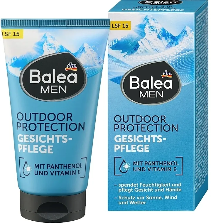 Balea Men Outdoor Protection Cream SPF 15 Zaštitna krema za lice