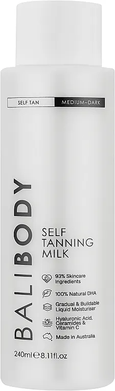 Bali Body Self Tan Body Milk Mleko za samopotamnjivanje tela