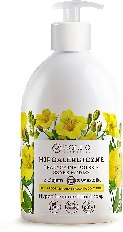 Barwa Hypoallergenic Liquid Soap Hipoalergeni tradicionalni tečni sapun sa uljem noćurka