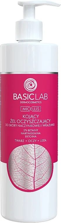 BasicLab Dermocosmetics Micellis Gel za čišćenje i umirivanje kapilarne i osetljive kože
