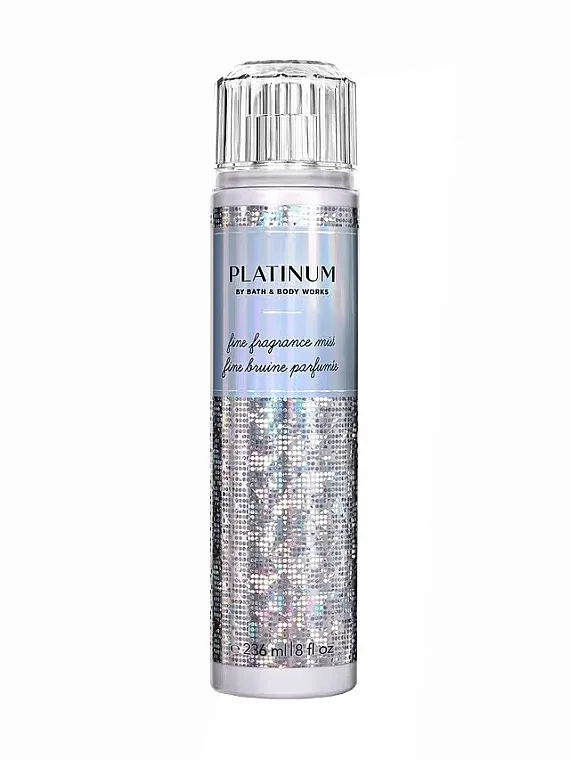 Bath &amp; Body Works Platinum Fine Fragrance Mist Mirisni sprej za telo Platina