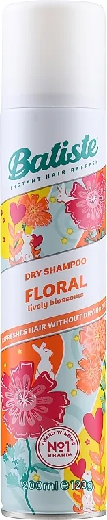 Batiste Dry Shampoo Bright and Lively Floral Essences Suhi šampon
