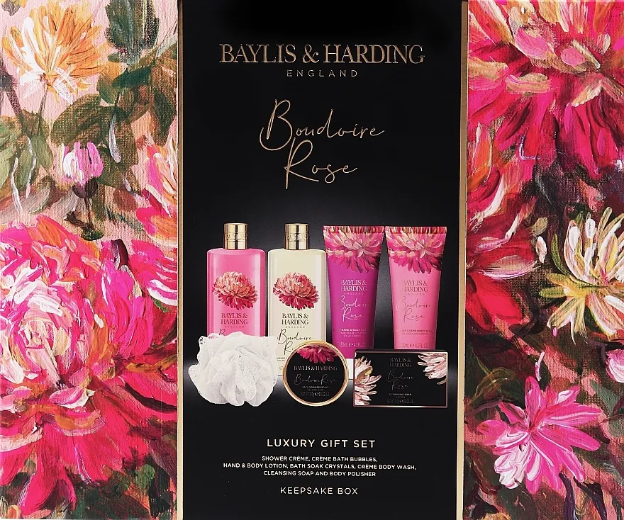 Baylis &amp; Harding Boudoire Rose Set, 7 proizvoda