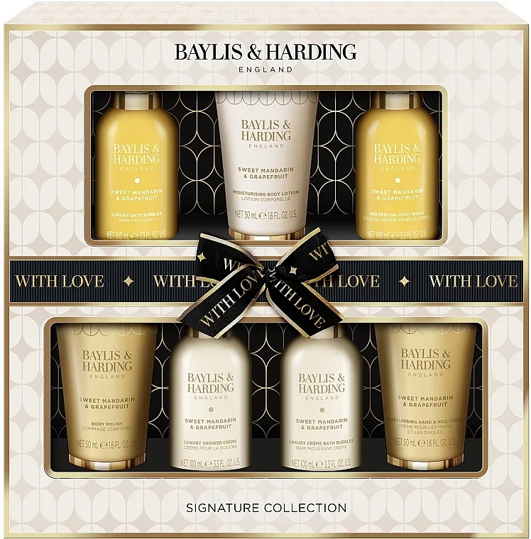 Baylis &amp; Harding Sweet Mandarin &amp; Grapefruit Ultimate Body Care Gift Set Set, 7 proizvoda